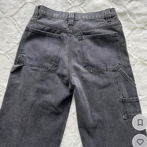 Brandy Melville/ Black cargo jean/ barely warn/ one size fits all